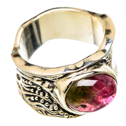 Pink Tourmaline Rings handcrafted by Ana Silver Co - RING101436 - Photo 2