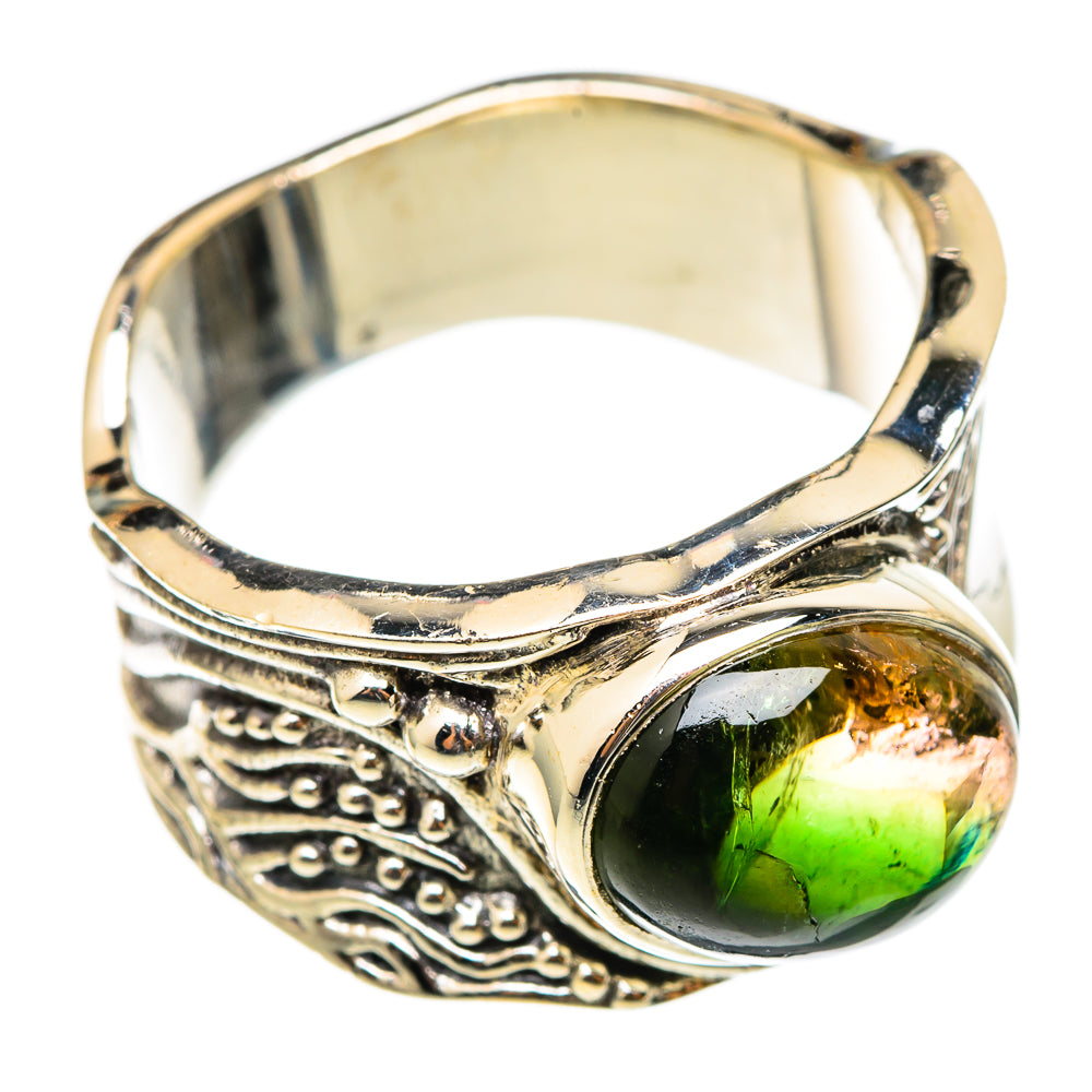 Watermelon Tourmaline Rings handcrafted by Ana Silver Co - RING101437