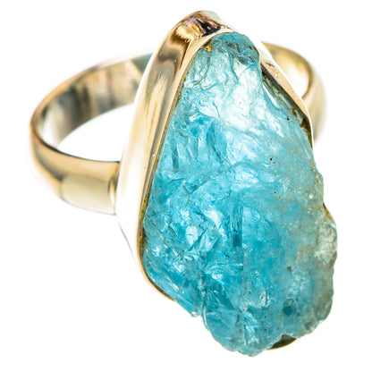Aquamarine Rings handcrafted by Ana Silver Co - RING101440 - Photo 2