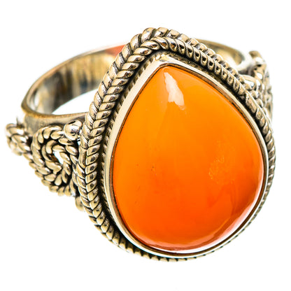 Carnelian Rings handcrafted by Ana Silver Co - RING101444