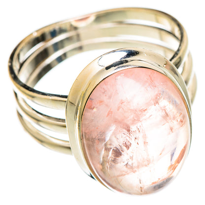 Rose Quartz Rings handcrafted by Ana Silver Co - RING101445 - Photo 2