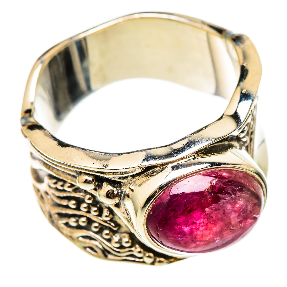 Pink Tourmaline Rings handcrafted by Ana Silver Co - RING101447