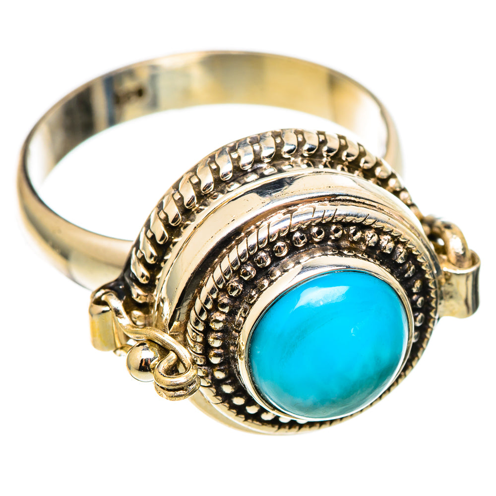 Larimar Rings handcrafted by Ana Silver Co - RING101458