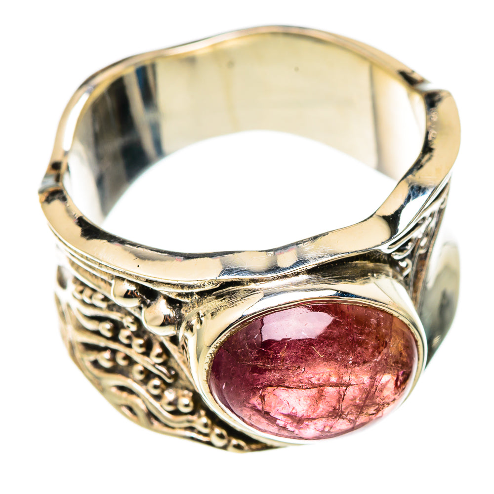 Pink Tourmaline Rings handcrafted by Ana Silver Co - RING101460 - Photo 2