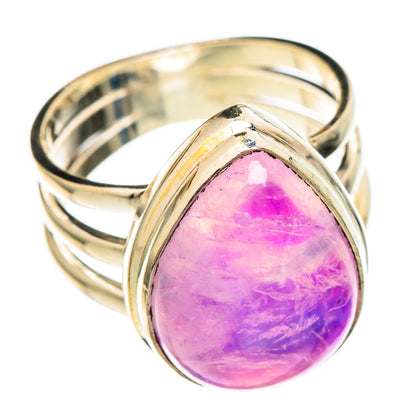 Pink Moonstone Rings handcrafted by Ana Silver Co - RING101461