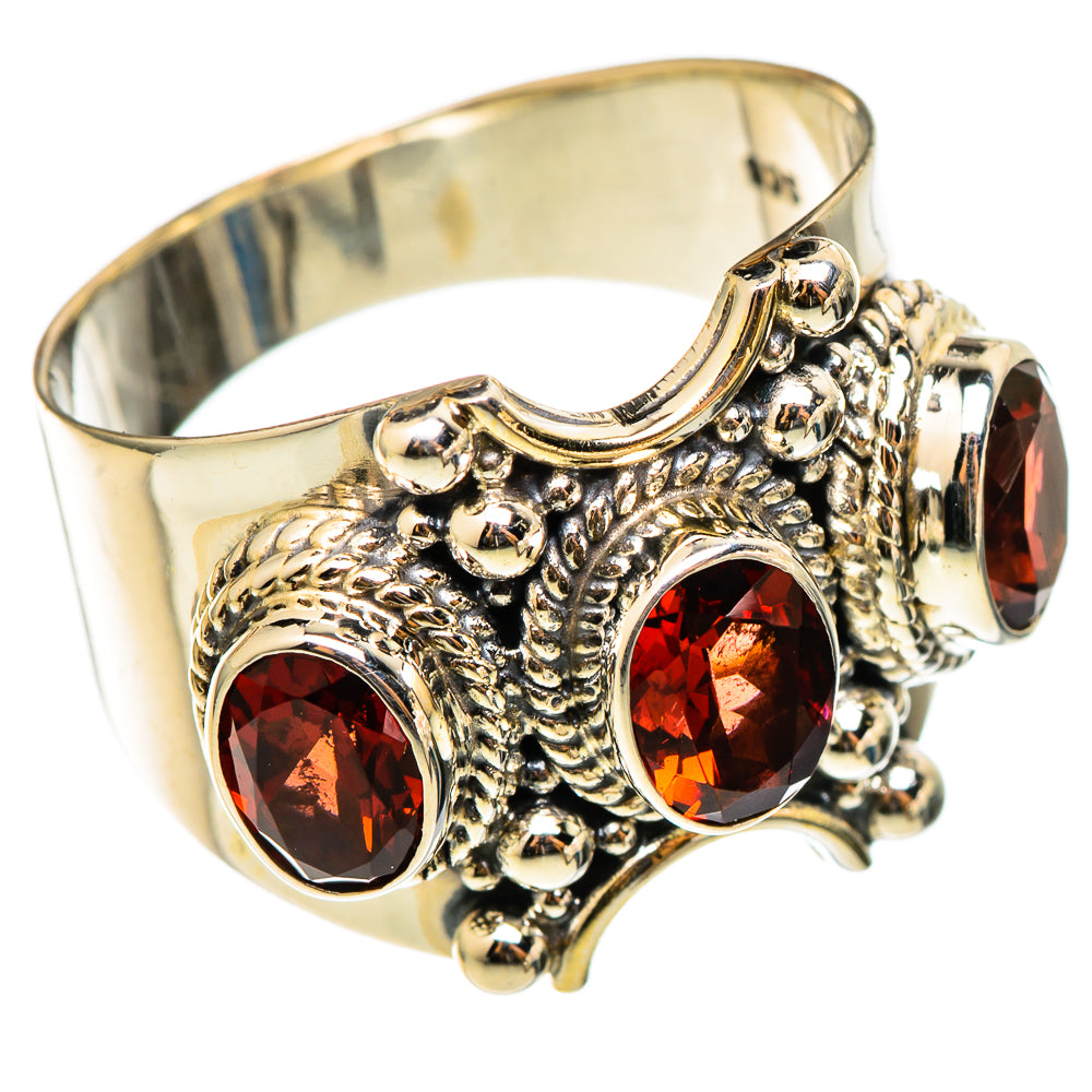 Garnet Rings handcrafted by Ana Silver Co - RING101463