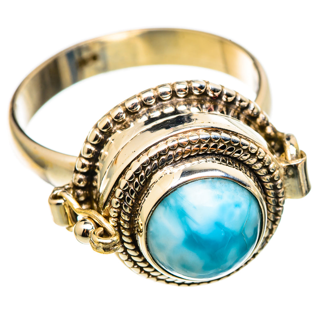 Larimar Rings handcrafted by Ana Silver Co - RING101468