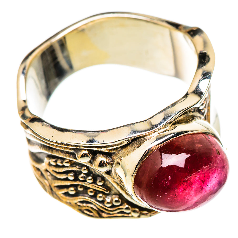 Pink Tourmaline Rings handcrafted by Ana Silver Co - RING101471