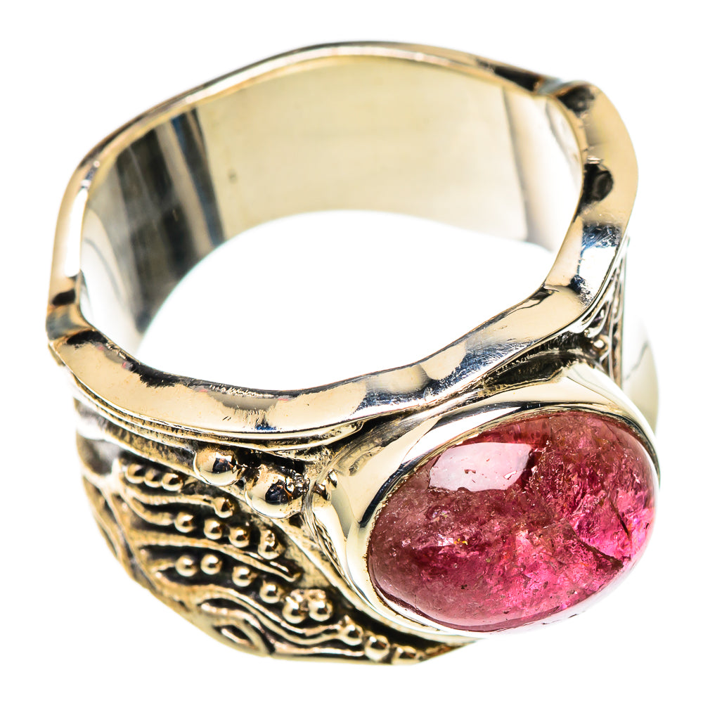 Pink Tourmaline Rings handcrafted by Ana Silver Co - RING101484