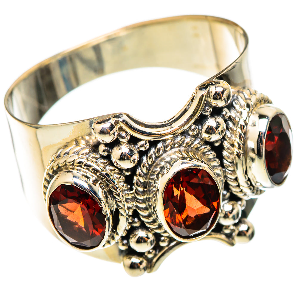 Garnet Rings handcrafted by Ana Silver Co - RING101486