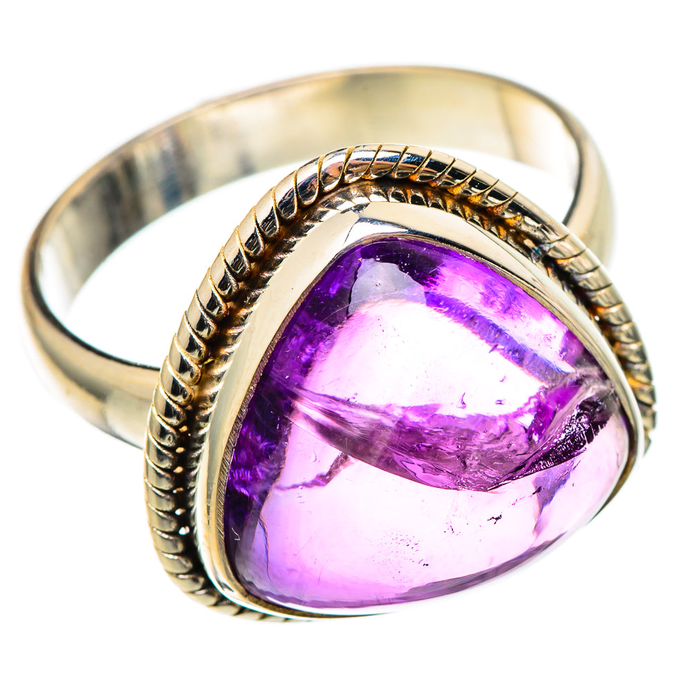 Amethyst Rings handcrafted by Ana Silver Co - RING101489 - Photo 2
