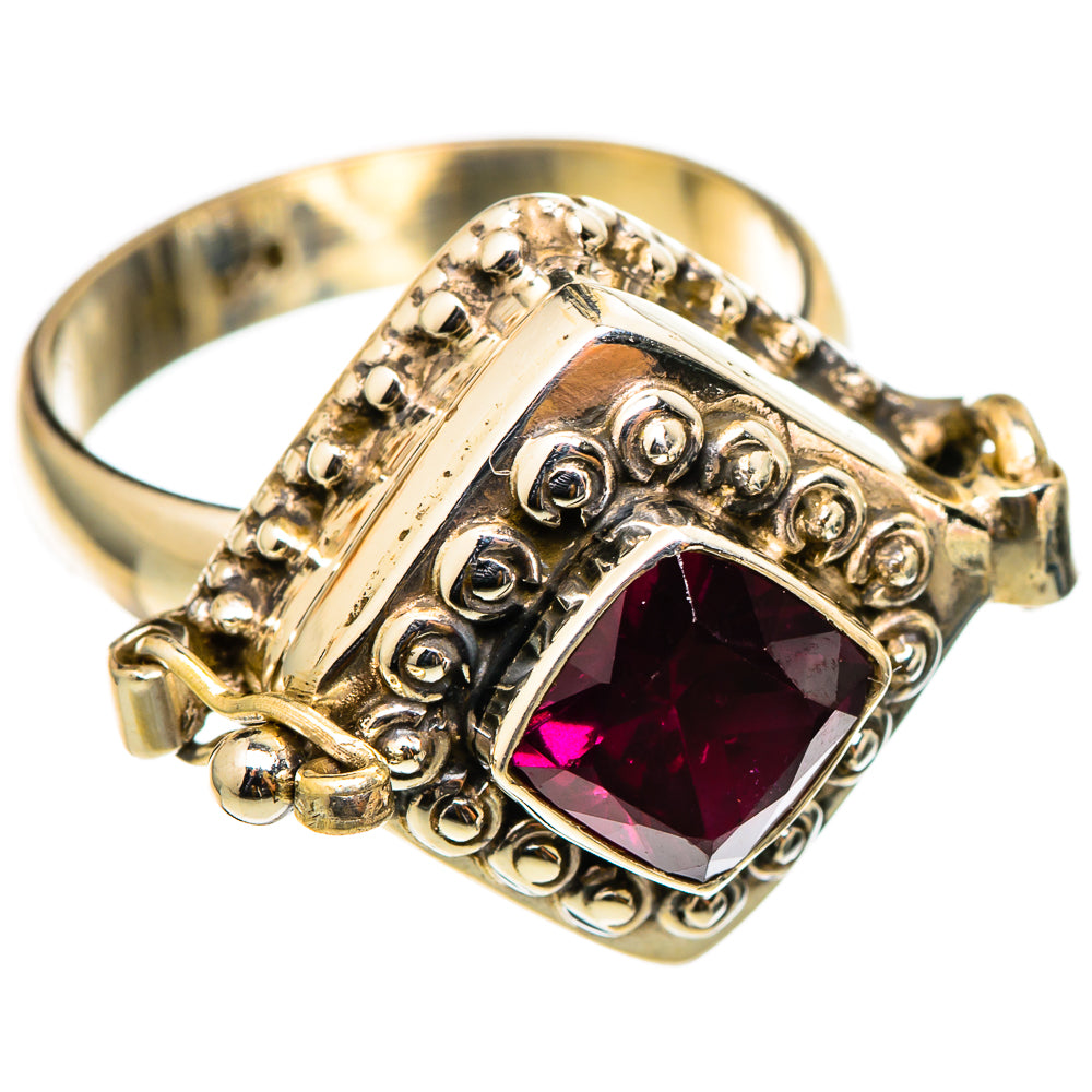 Rhodolite Garnet Rings handcrafted by Ana Silver Co - RING101490 - Photo 2