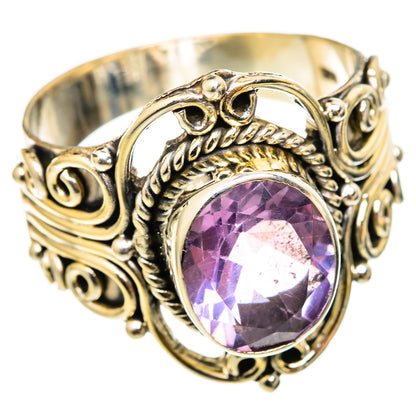 Amethyst Rings handcrafted by Ana Silver Co - RING101493