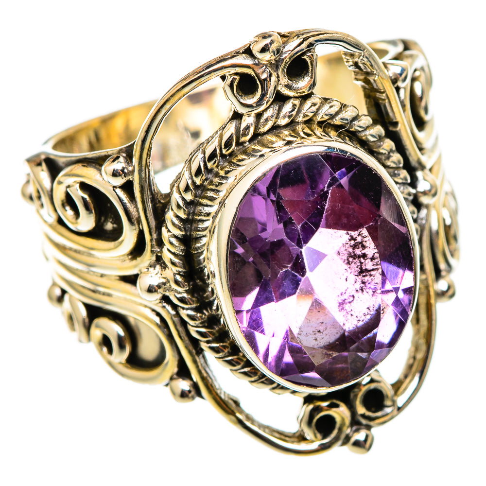 Amethyst Rings handcrafted by Ana Silver Co - RING101498