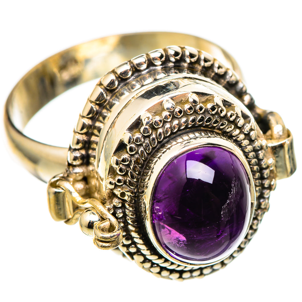 Amethyst Rings handcrafted by Ana Silver Co - RING101499 - Photo 2
