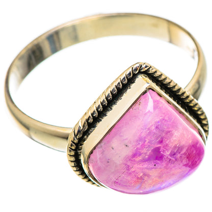 Pink Moonstone Rings handcrafted by Ana Silver Co - RING101503