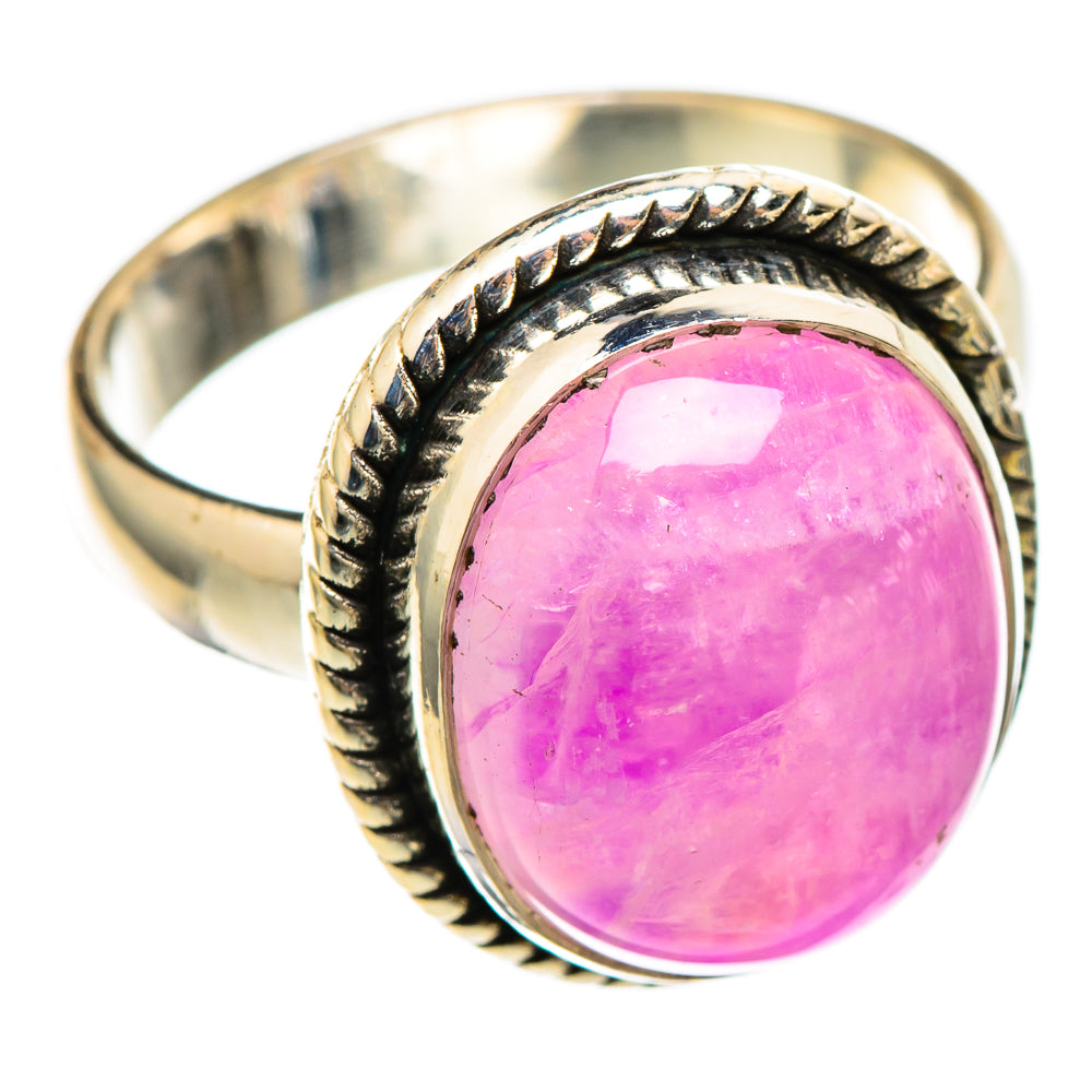 Pink Moonstone Rings handcrafted by Ana Silver Co - RING101507