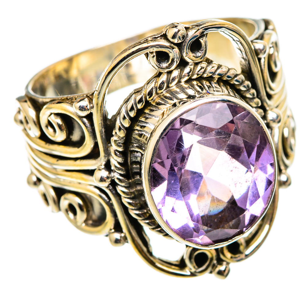 Amethyst Rings handcrafted by Ana Silver Co - RING101511