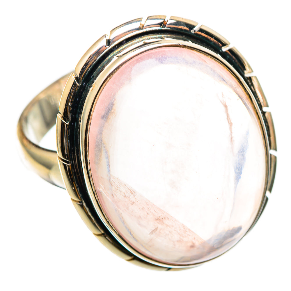 Rose Quartz Rings handcrafted by Ana Silver Co - RING101513 - Photo 2