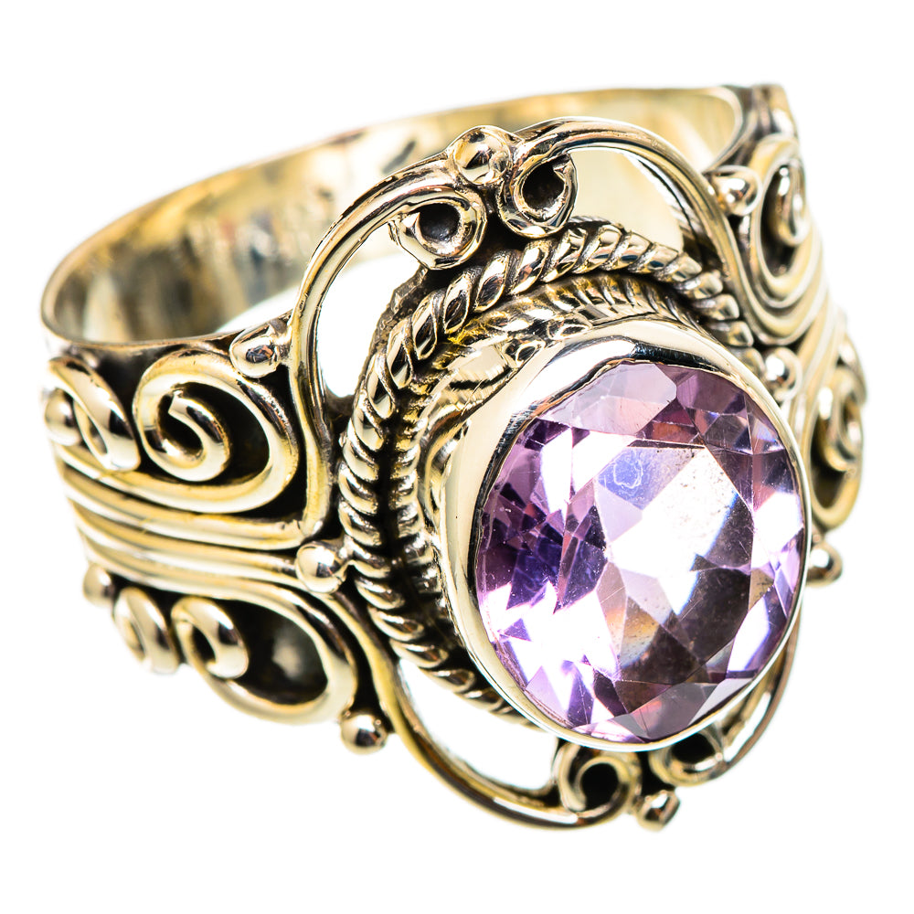 Amethyst Rings handcrafted by Ana Silver Co - RING101516
