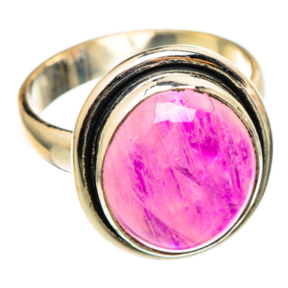 Pink Moonstone Rings handcrafted by Ana Silver Co - RING101517