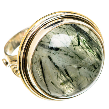 Tourmalinated Quartz Rings handcrafted by Ana Silver Co - RING101521