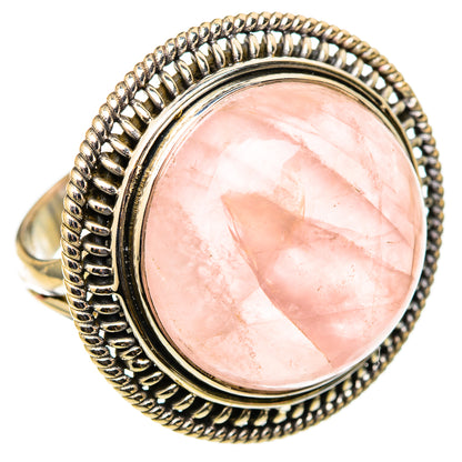 Rose Quartz Rings handcrafted by Ana Silver Co - RING101553 - Photo 2