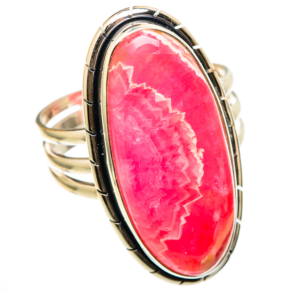 Rhodochrosite Rings handcrafted by Ana Silver Co - RING101554 - Photo 2