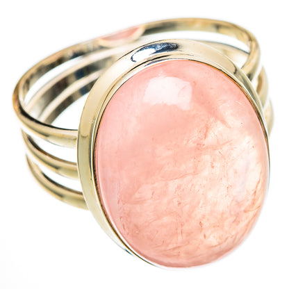 Rose Quartz Rings handcrafted by Ana Silver Co - RING101559 - Photo 2
