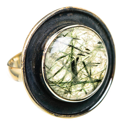 Tourmalinated Quartz Rings handcrafted by Ana Silver Co - RING101561 - Photo 2