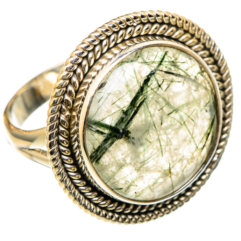 Tourmalinated Quartz Rings handcrafted by Ana Silver Co - RING101562 - Photo 2