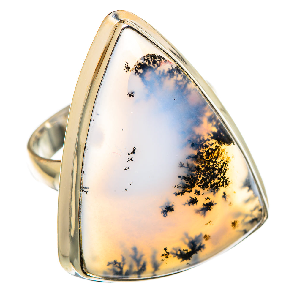 Dendritic Opal Rings handcrafted by Ana Silver Co - RING101563
