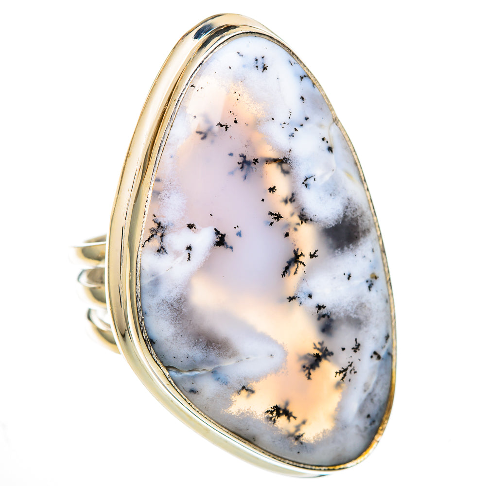 Dendritic Opal Rings handcrafted by Ana Silver Co - RING101564