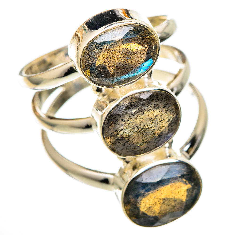 Labradorite Rings handcrafted by Ana Silver Co - RING101571