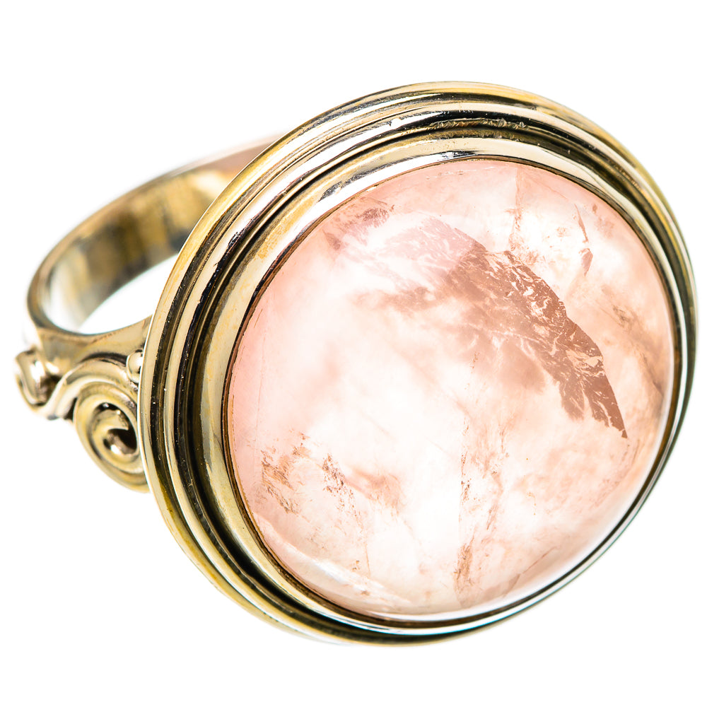 Rose Quartz Rings handcrafted by Ana Silver Co - RING101575 - Photo 2