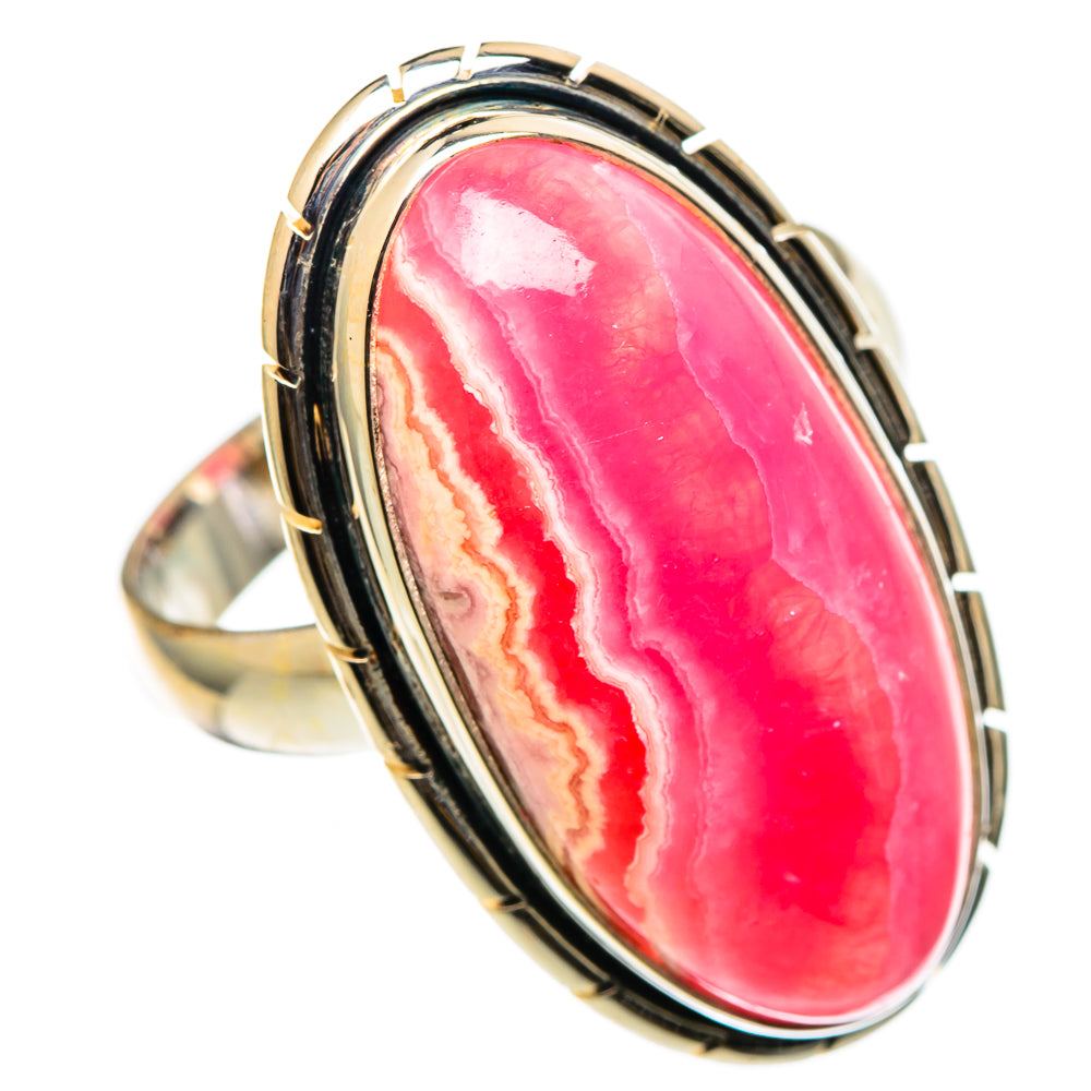 Rhodochrosite Rings handcrafted by Ana Silver Co - RING101576