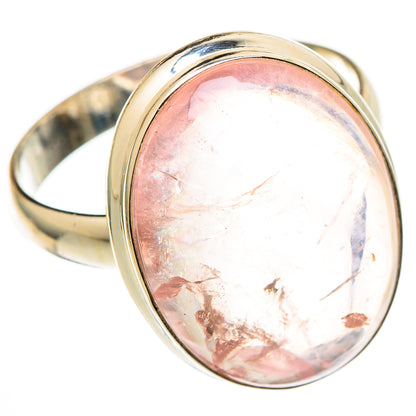 Rose Quartz Rings handcrafted by Ana Silver Co - RING101577