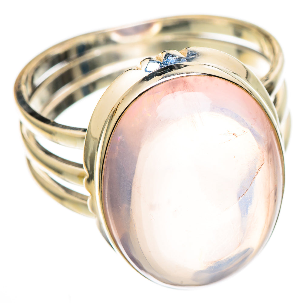 Rose Quartz Rings handcrafted by Ana Silver Co - RING101579 - Photo 2