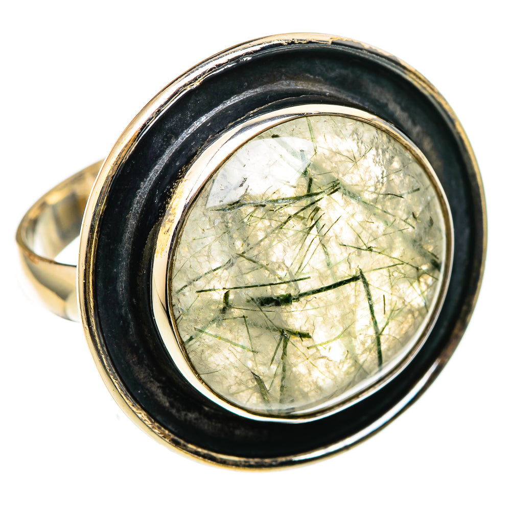 Tourmalinated Quartz Rings handcrafted by Ana Silver Co - RING101580