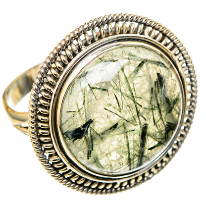 Tourmalinated Quartz Rings handcrafted by Ana Silver Co - RING101581 - Photo 2