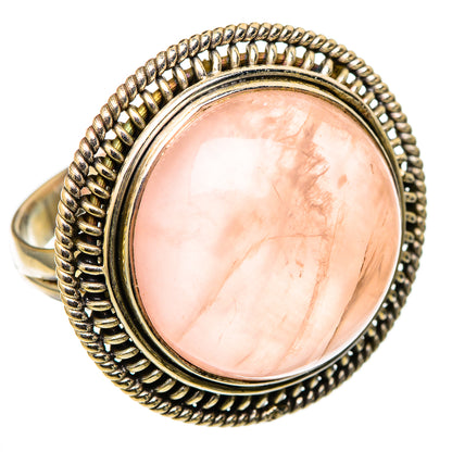 Rose Quartz Rings handcrafted by Ana Silver Co - RING101591 - Photo 2