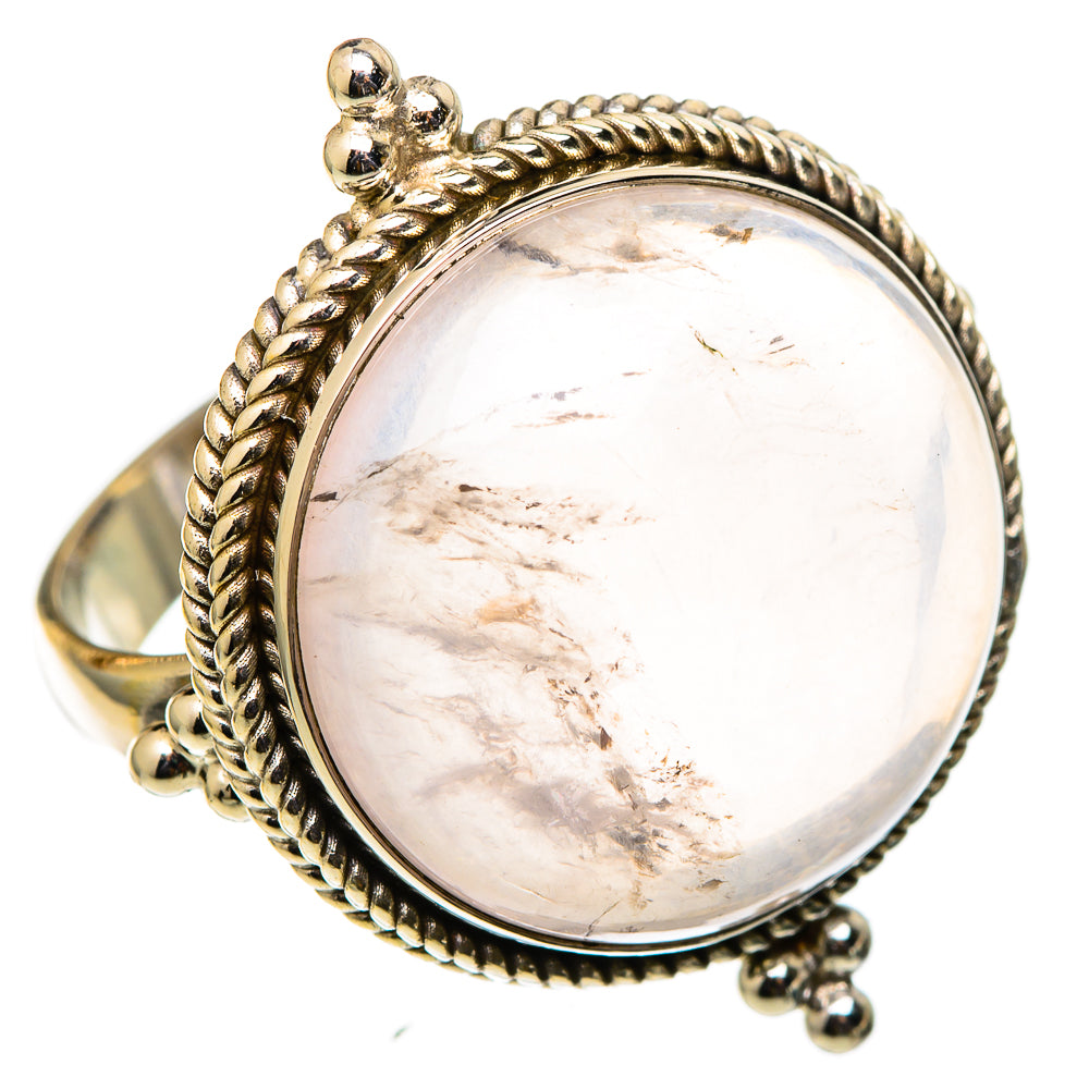 Rose Quartz Rings handcrafted by Ana Silver Co - RING101594 - Photo 2