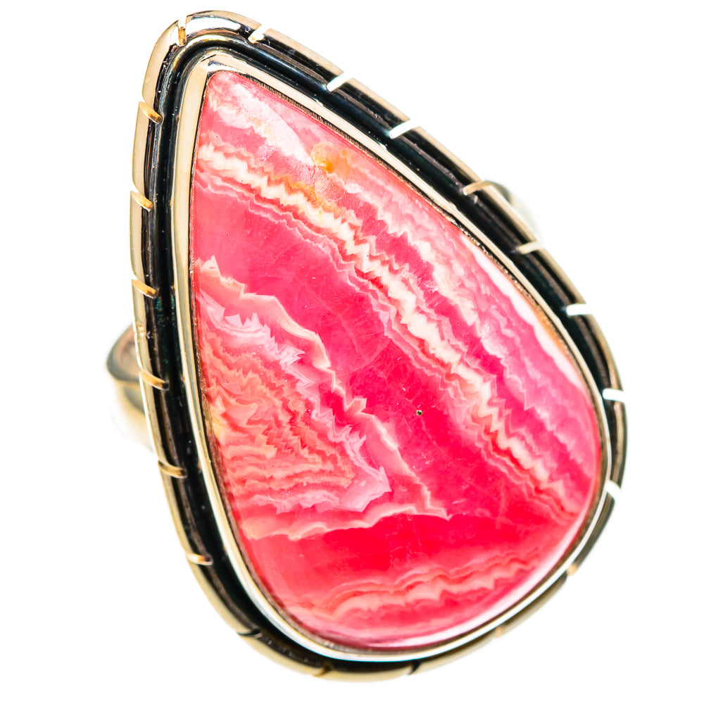 Rhodochrosite Rings handcrafted by Ana Silver Co - RING101596 - Photo 2