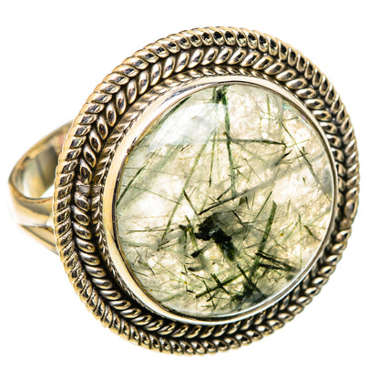 Tourmalinated Quartz Rings handcrafted by Ana Silver Co - RING101599