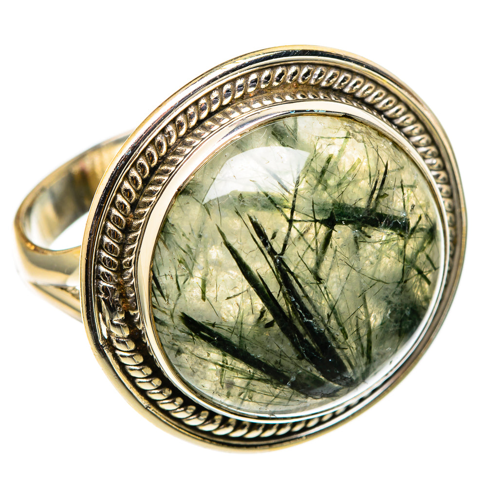 Tourmalinated Quartz Rings handcrafted by Ana Silver Co - RING101600
