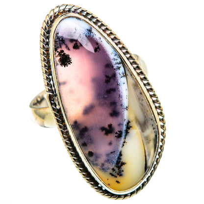 Dendritic Opal Rings handcrafted by Ana Silver Co - RING101602