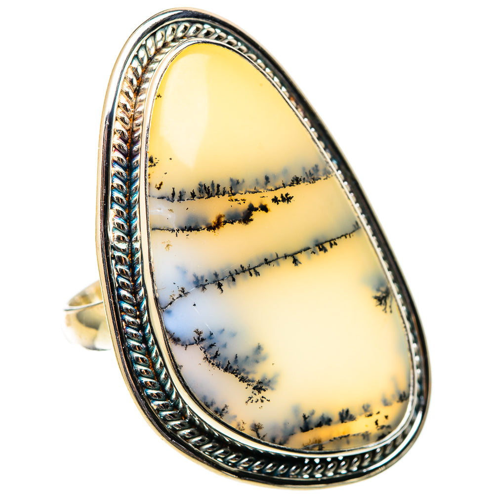 Dendritic Opal Rings handcrafted by Ana Silver Co - RING101614