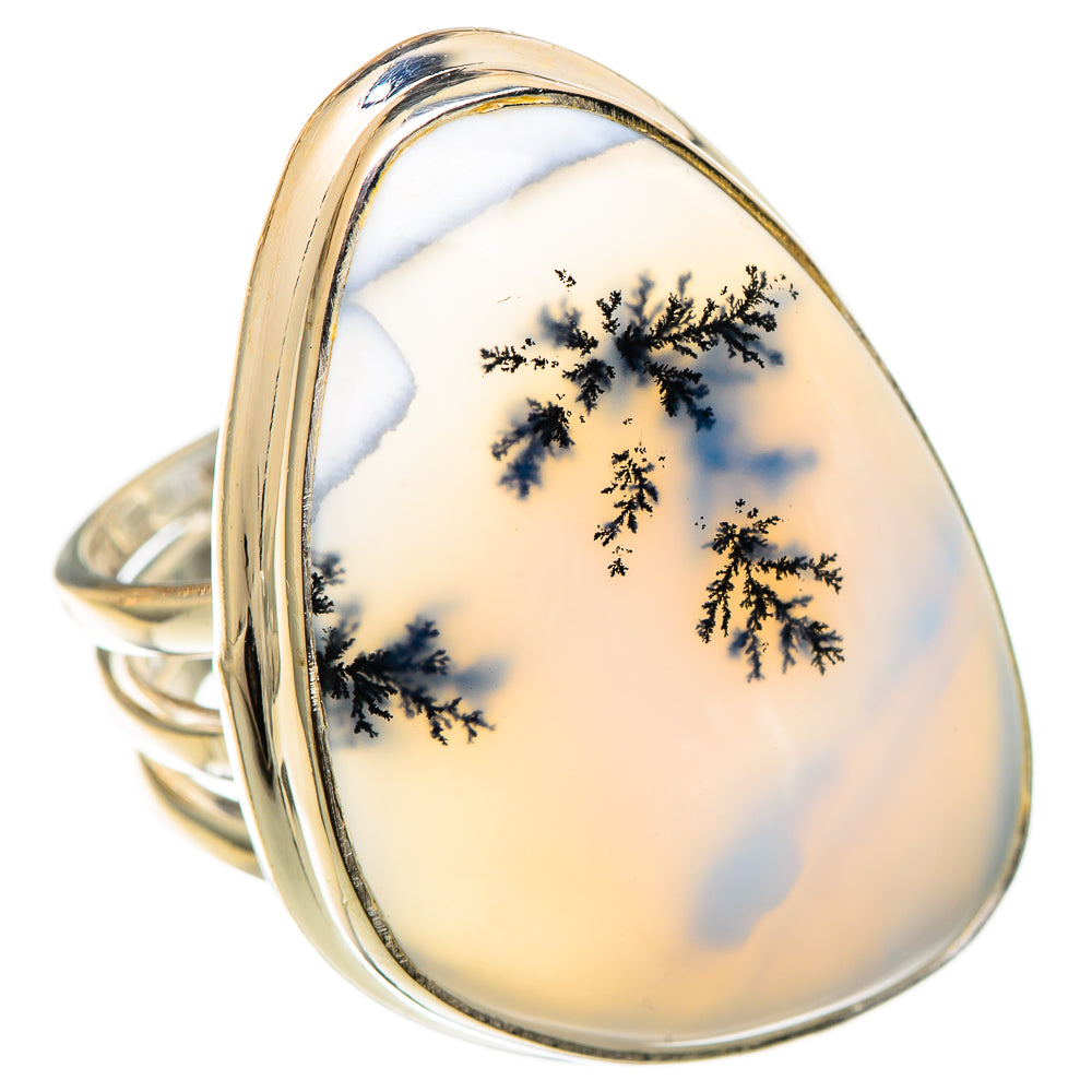 Dendritic Opal Rings handcrafted by Ana Silver Co - RING101615
