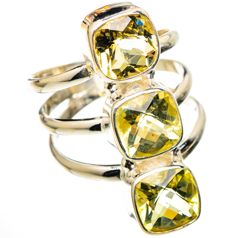 Citrine Rings handcrafted by Ana Silver Co - RING101624 - Photo 2