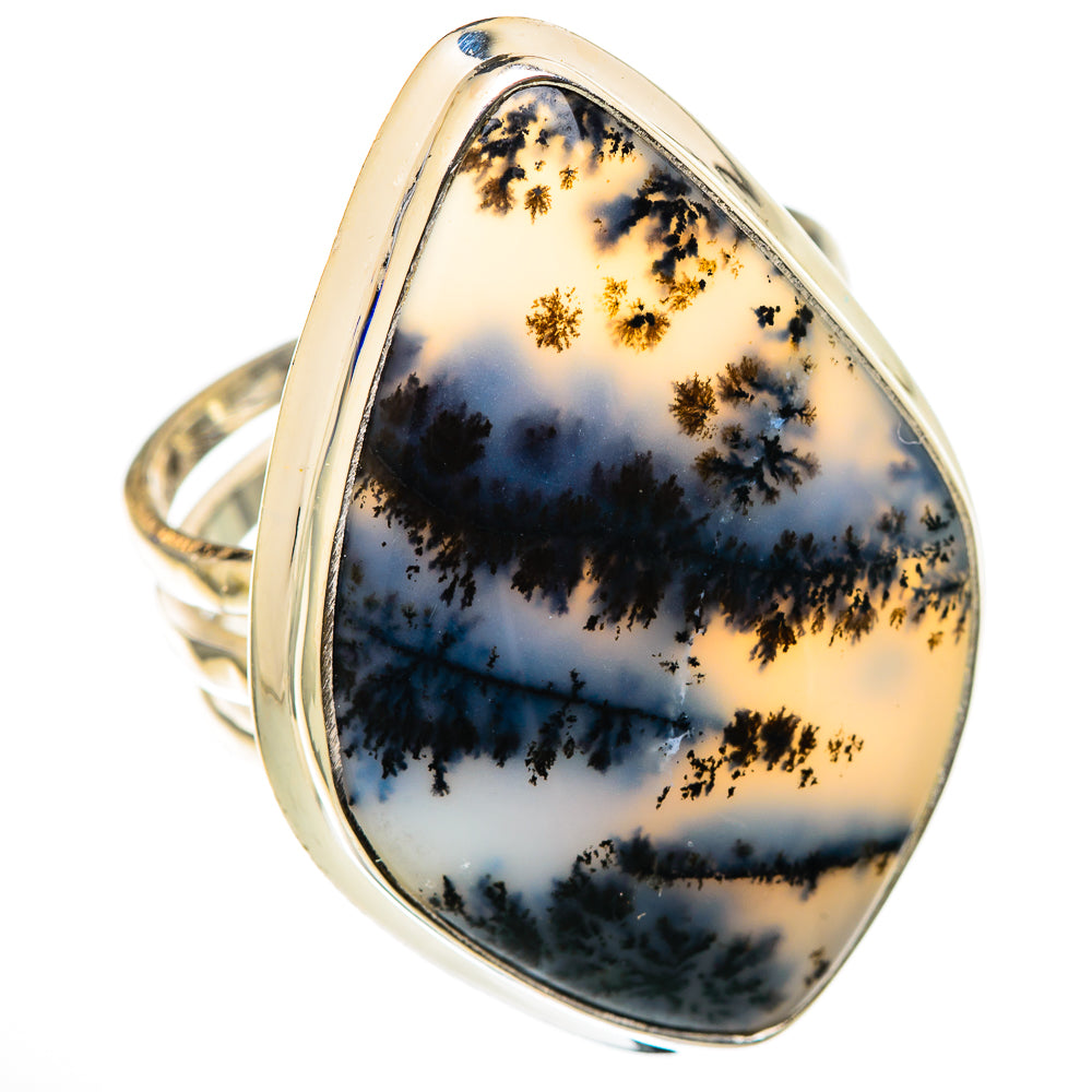Dendritic Opal Rings handcrafted by Ana Silver Co - RING101627